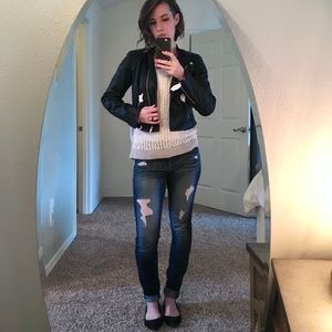 Mid rise Express skinnies